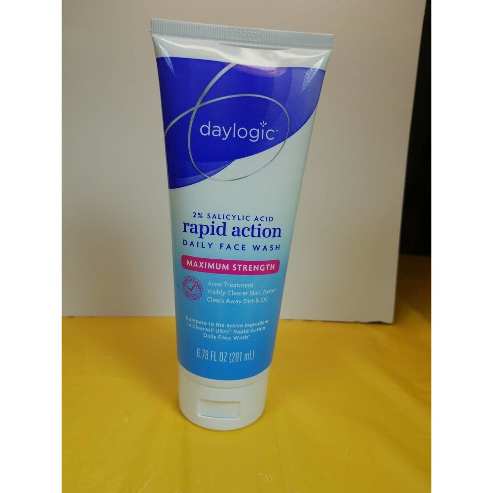 Daylogic 2% Salicylic Acid Rapid Action Daily Face Wash ~Maximum Strength ~ Acne